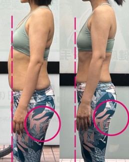 天宮みすず・トレーニングBefore/After(体重-12.8kg、ウエスト-15.3cm達成)